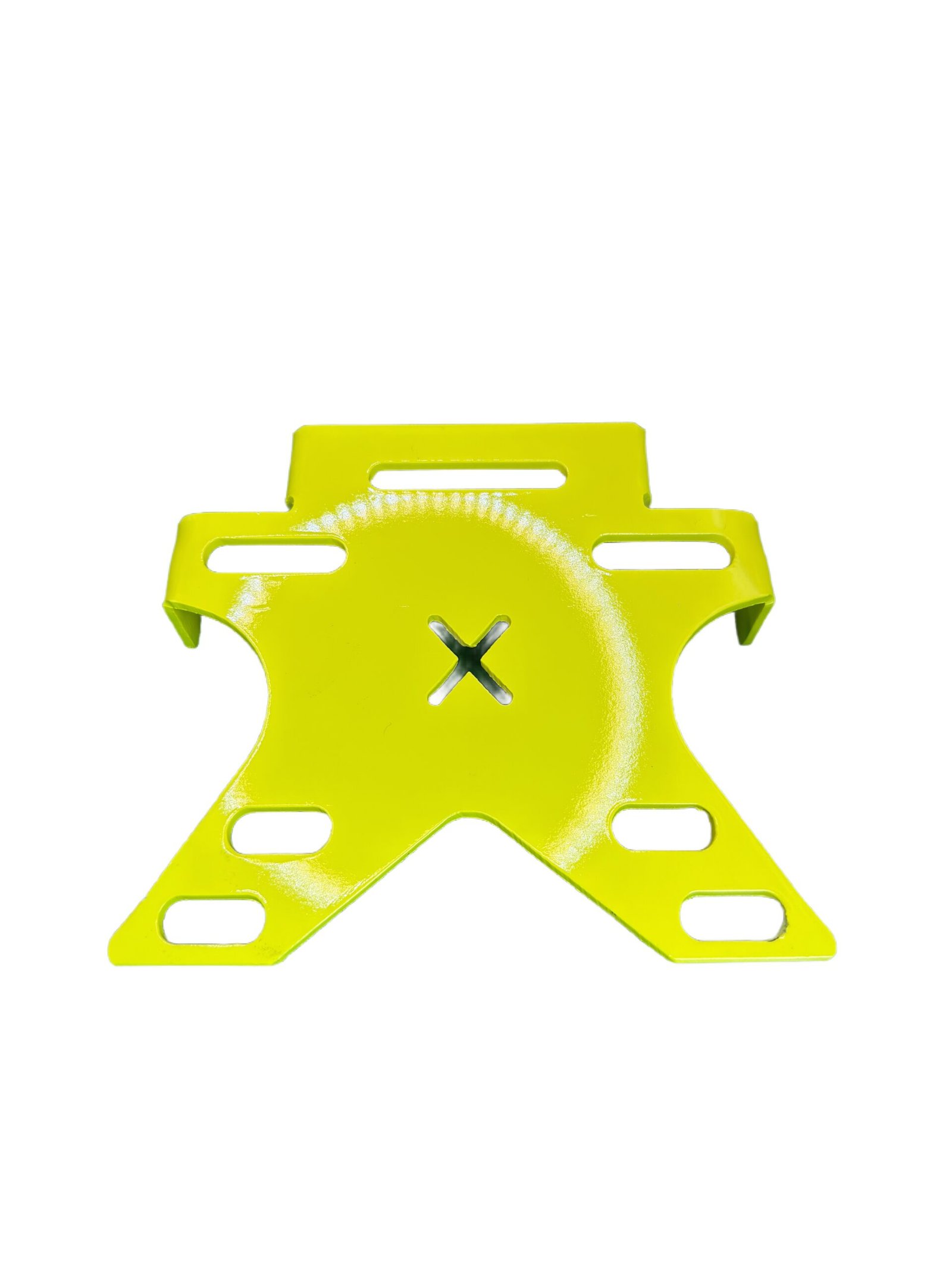 Porta placa universal para moto color Amarillo