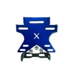 Porta placa universal para moto color Azul