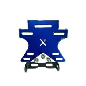 Porta placa universal para moto color Azul