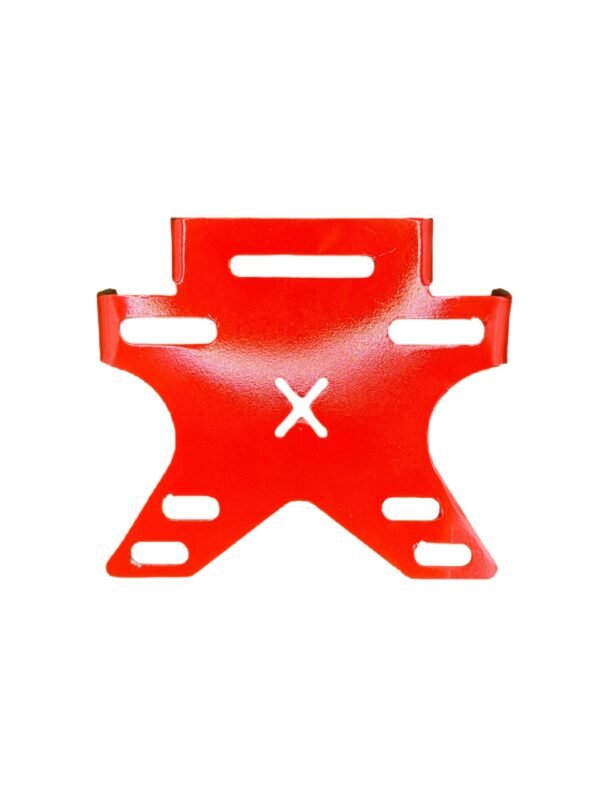 Porta placa universal para moto color Naranja