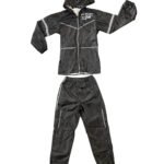 impermeable biker negro