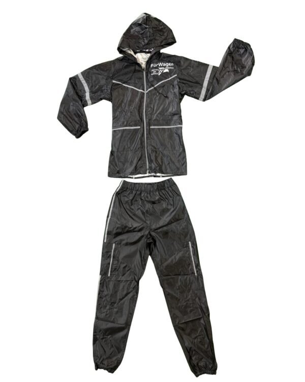 impermeable biker negro