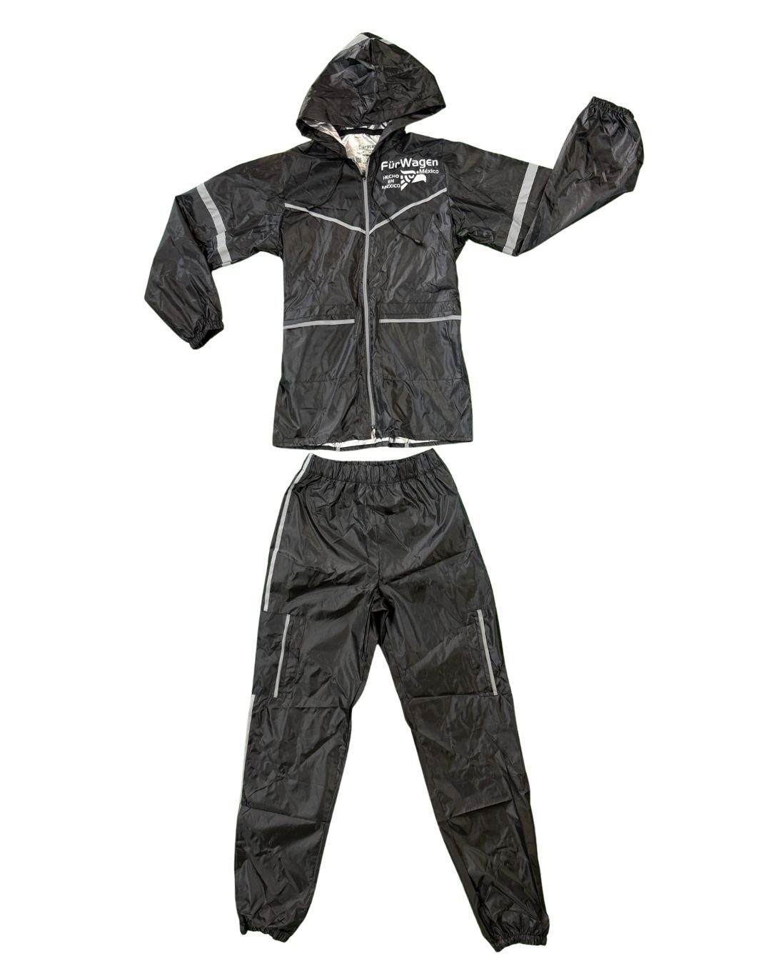1 impermeable biker negro