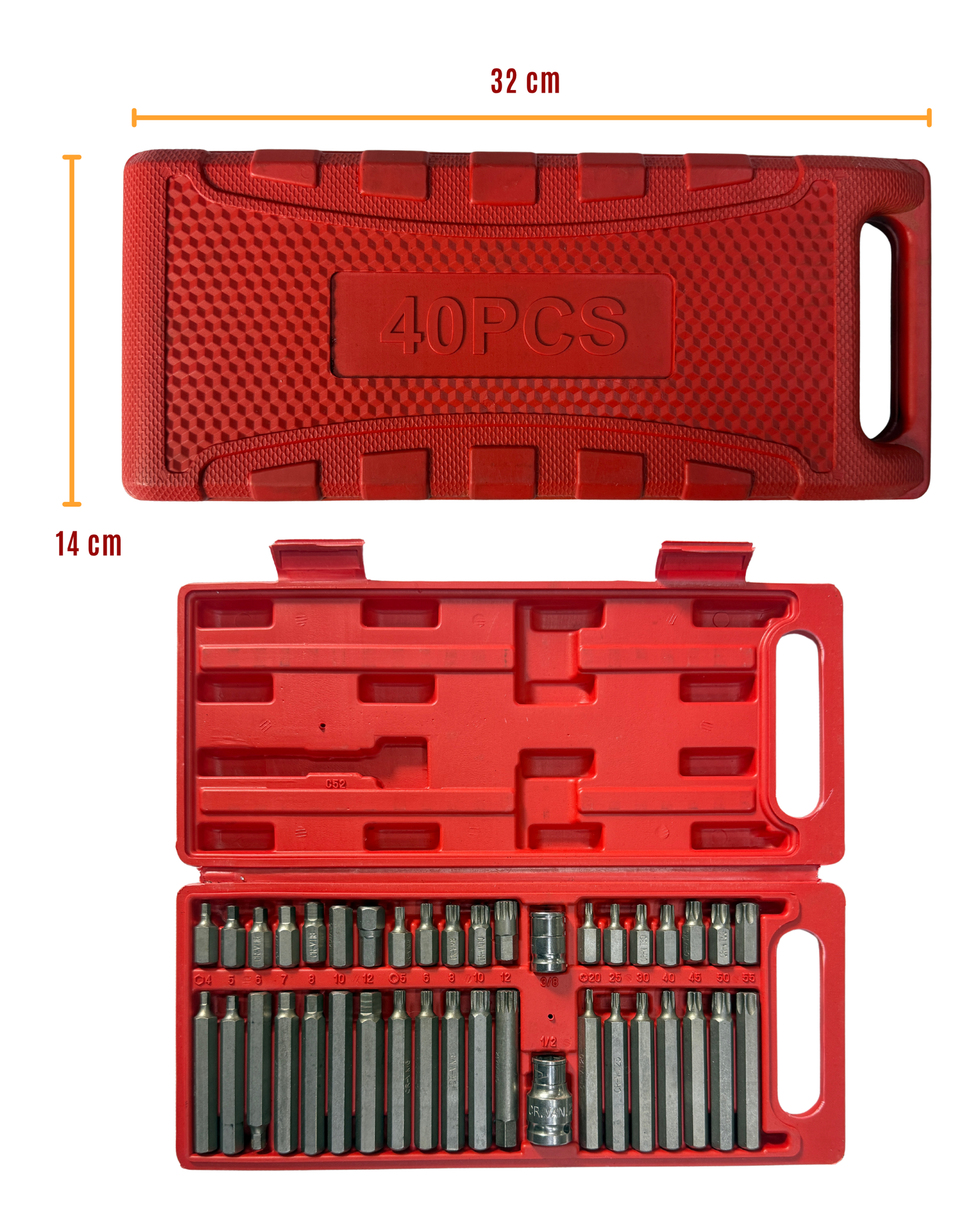 estuche de puntas para aflojar tornillos