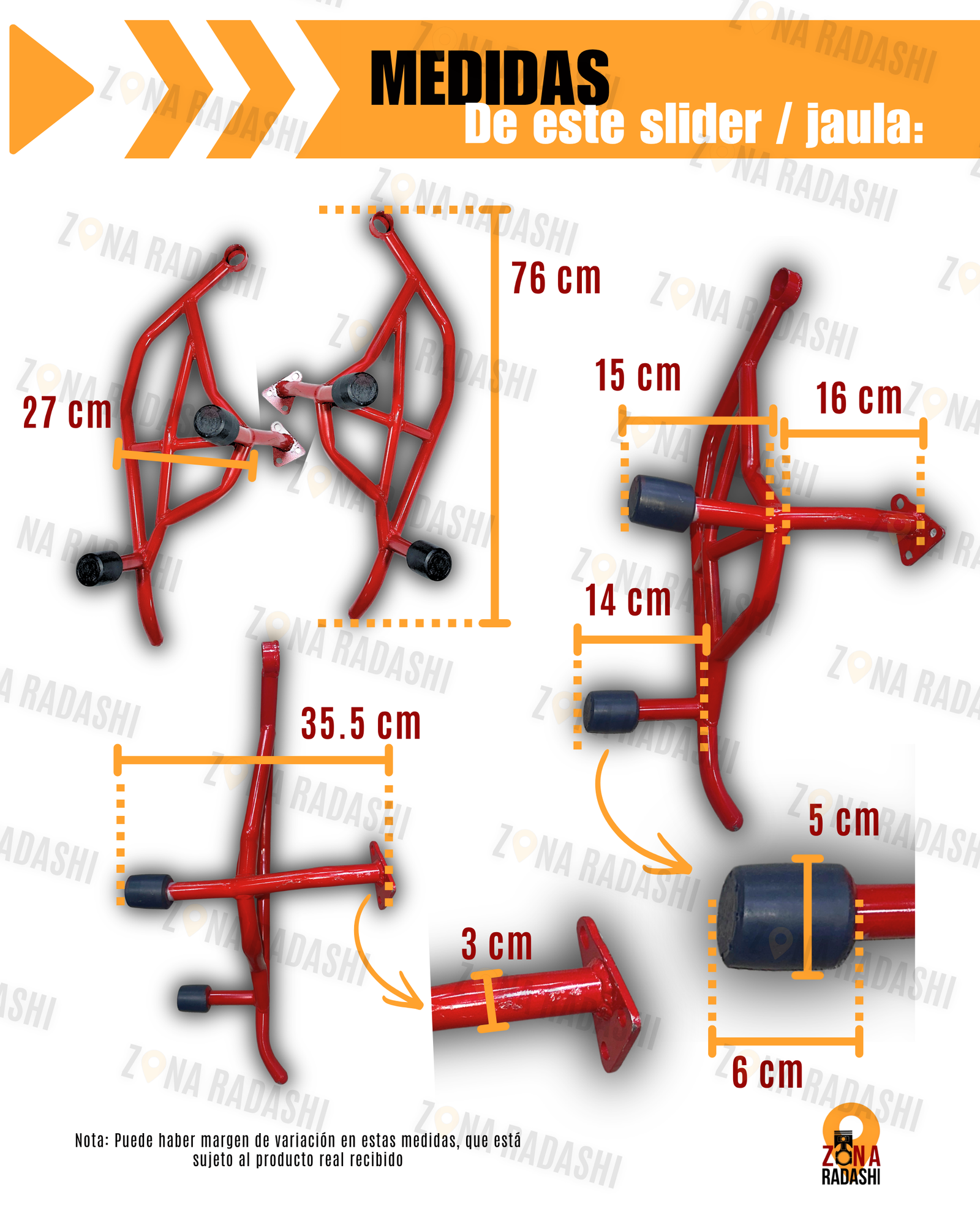 medidas slider tamaño y medidas de slider