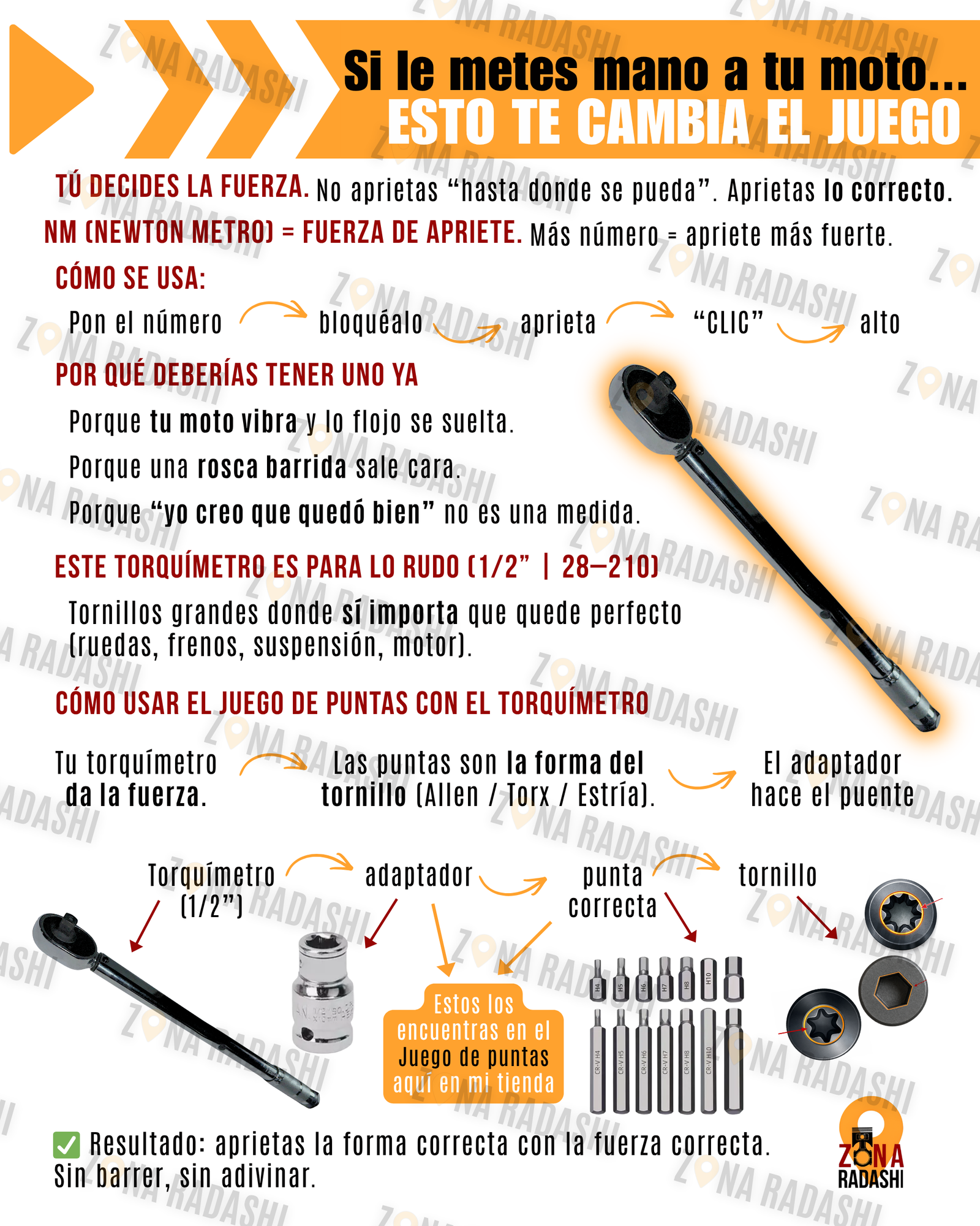 cómo usar el torquímetro