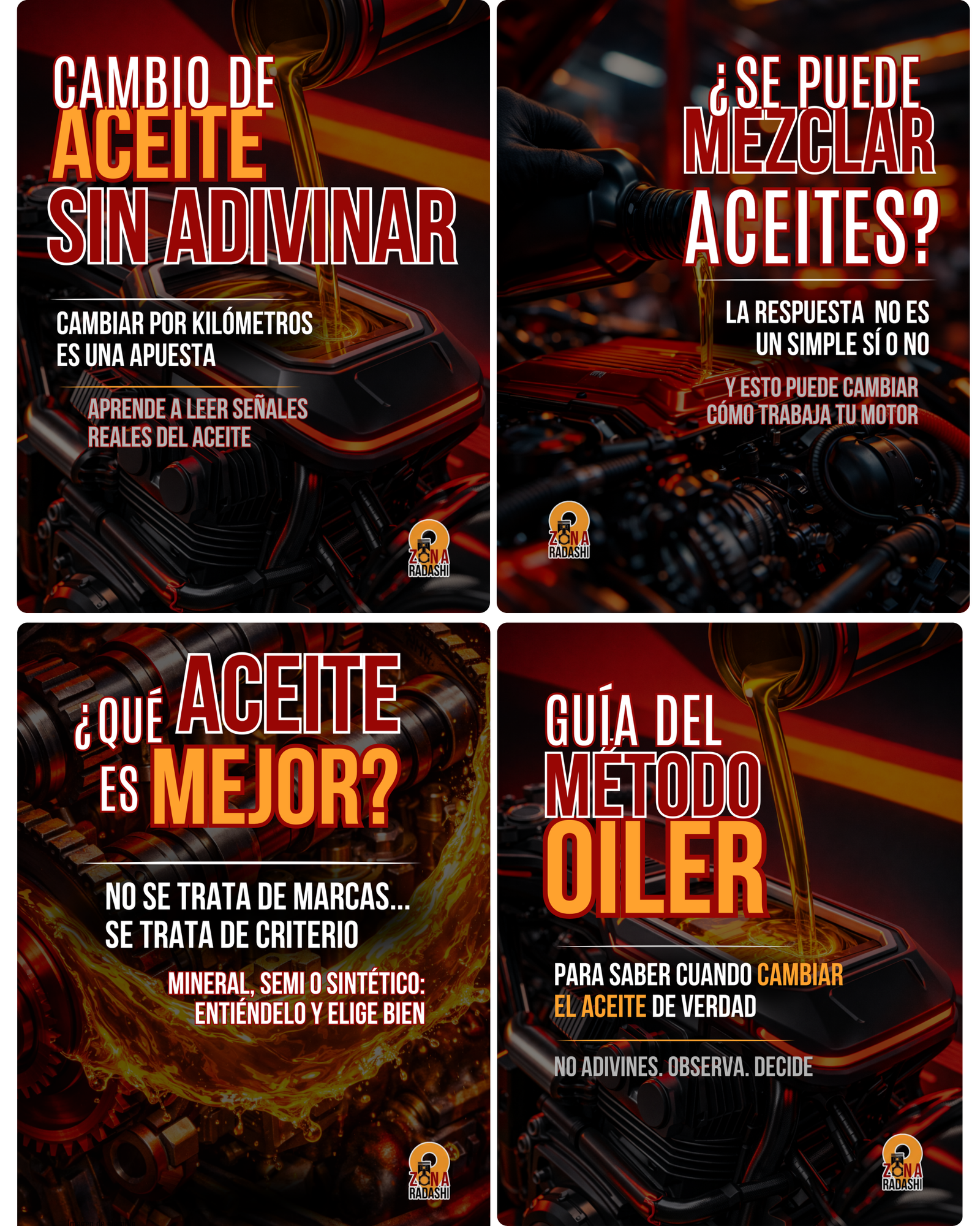 primeras 4 guías de tu kit cuándo cambiar el aceite de mi moto