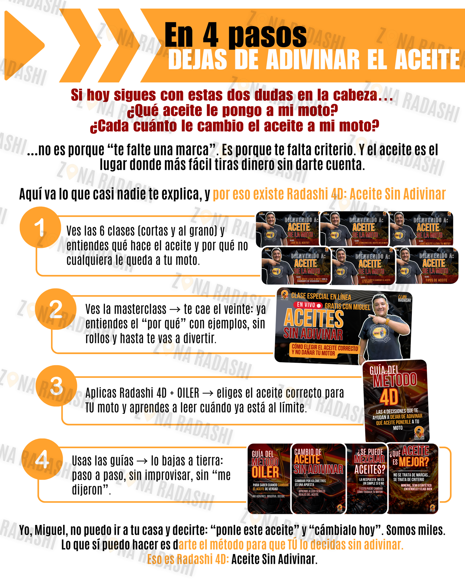 en 4 pasos deja de adivinar el aceite aceite mineral semisintético sintético para la moto
